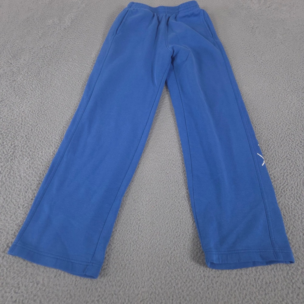 Jordan Sweatpants Kids XL Blue Straight Leg Air Jordan Logo Fleece Sportswear